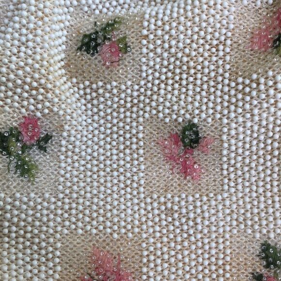 Vintage flower beaded bag NOT FOR SALE - Picture 2 of 6